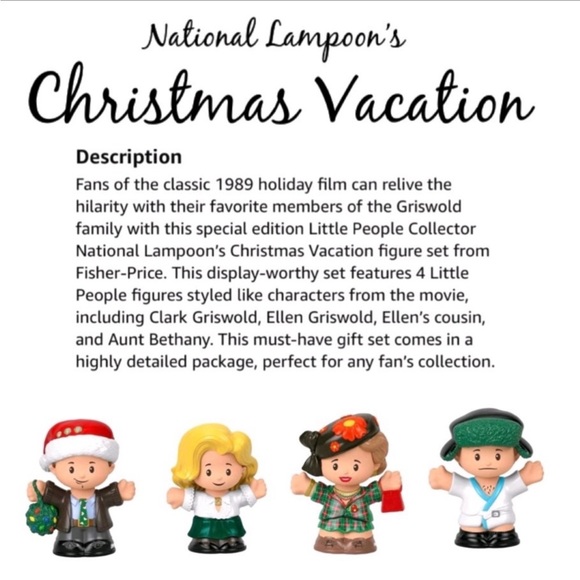 Little People National Lampoons Christmas Vacation Collectibles - Picture 2 of 16